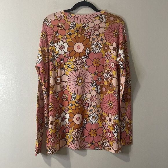 SMITH & QUINN Floral Retro Long Sleeve Shirt Small Multicolor NEW 70’s Hippie - Picture 6 of 9